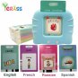 Educational Learning Talking Flash Cards Russian Spanish French Kids