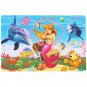 30 Pieces Wooden Jigsaw Puzzle Kids Cartoon Animal Vehicle Puzzles Games