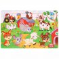 30 Pieces Wooden Jigsaw Puzzle Kids Cartoon Animal Vehicle Puzzles Games