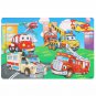 30 Pieces Wooden Jigsaw Puzzle Kids Cartoon Animal Vehicle Puzzles Games