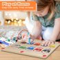 Magnetic Color And Number Maze Wooden Magnetic Color Number Maze