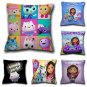 45CM Kids Gabbys Dollhouse Gabby Cats Pillow Case Cushion Cover Pillow