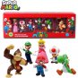 6pcs/set Super Mario Bros PVC Action Figure Toys Dolls Model Set Luigi Yoshi