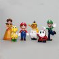 6pcs/set Super Mario Bros PVC Action Figure Toys Dolls Model Set Luigi Yoshi