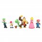 6pcs/set Super Mario Bros PVC Action Figure Toys Dolls Model Set Luigi Yoshi