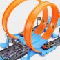 Stunt Speed Double Car Wheels Model Racing Track Diy Assembled Rail Kits