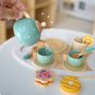 Wooden Afternoon Tea Set Toy Pretend Play Food Learning Role Play Game