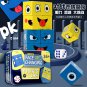 Wooden cartoon face change magic cube ghost face puzzle children
