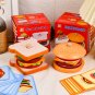Wooden Simulation Hamburger Children Toys Montessori Educational