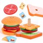 Wooden Simulation Hamburger Children Toys Montessori Educational
