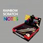 100pcs Montessori Rainbow Scratch Mini Notes Paper Pad Cards
