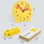 Children Montessori Toy Learning Time Educational Teaching Aids Yellow