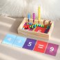 Kids Toy for 3 Years Old Montessori Chopsticks Clip Beads Color Recognition D5QA