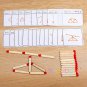 Montessori Interactive Game Matchstick Puzzle Board For Boys Girls DIY Math