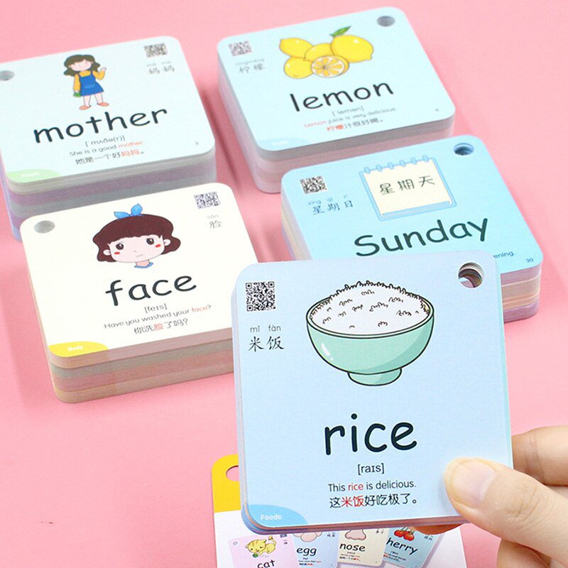 600 Words 20 Categories Cognition Learning Card Animal Shape Color Montessori Educational