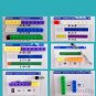 Moulty Linking Math Cubes with Activity Cards Set Number Blocks Counting Toys Snap