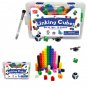Moulty Linking Math Cubes with Activity Cards Set Number Blocks Counting Toys Snap