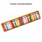 17 Column Plastic Abacus With Colorful Beads Children Math Arithmetic