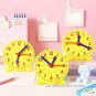 Children Montessori Clock Educational Toys Hour Minute Second Cognition Colorful Clocks