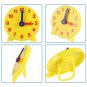 Children Montessori Clock Educational Toys Hour Minute Second Cognition Colorful Clocks