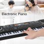 Kids Electronic Piano Keyboard Portable 61 Keys Organ with Microphone