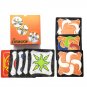 English Spanish rules jungle board game. jungle run fast pair speed forest for family party