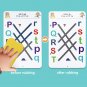 Magical Tracing Workbook Reusable Calligraphy Copybook Practice Drawing Book Toddler