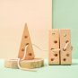 Bite Bites Wooden Cheese Stringing Toy Montessori Educational For Kids