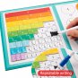 Children Magnetic Fraction Learning Math Toys Wooden Fraction Book Set Parish Teaching