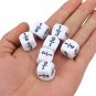 Fraction Dice White Fractional Number Montessori Educational Kids Math Toys