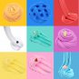 Fruit Butter Slime Fluffy Glue Charms for Slime Additives Clay Supplies