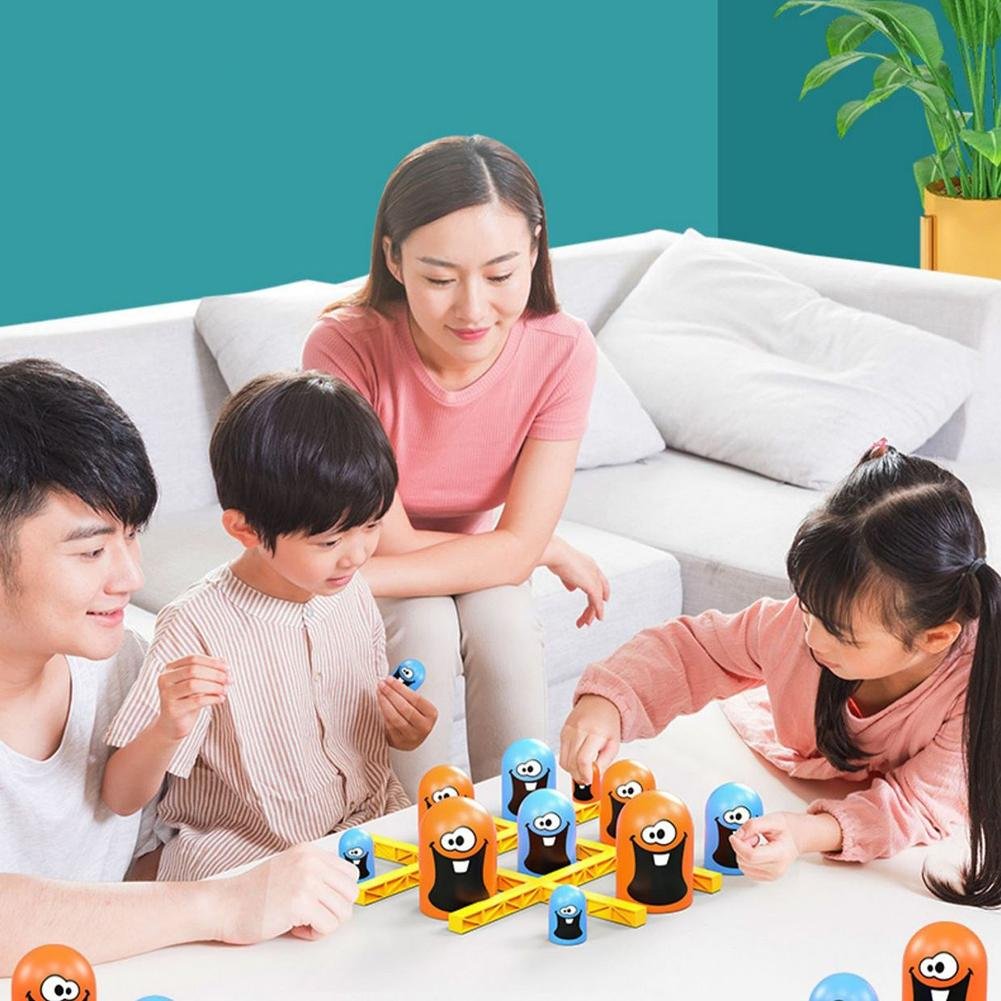 Tic Tac Toe Big Eat Small Gobble Board Game Parent-Child Interactive Educational Toys For Kids