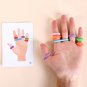 Fun Color Cognition Matching Finger Rings Board Game for Children