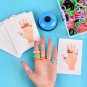 Fun Color Cognition Matching Finger Rings Board Game for Children
