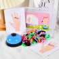 Fun Color Cognition Matching Finger Rings Board Game for Children