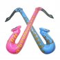 New Fun Inflatable Blow Up Rock&Roll Saxophone Disco Holiday Party Music Toy