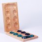 Novelty Mancala Game African Gem Chess with 48 Glass Stones Household Interactive Toys