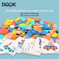 Hot Kids Wood Jigsaw Puzzle Board Game Baby Montessori Educational