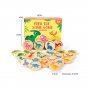 Children Wooden Toy Memory Find The Same Dinosaur Matching Jigsaw Puzzle Game Montessori