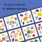 Children Memory Matching Cards Toys Animal Traffic Cognition Boards Games