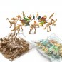 Jurassic Dinosaur Model Toy 2inches Dinosaur Skeleton Tyrannosaurus Rex Pachycephalus