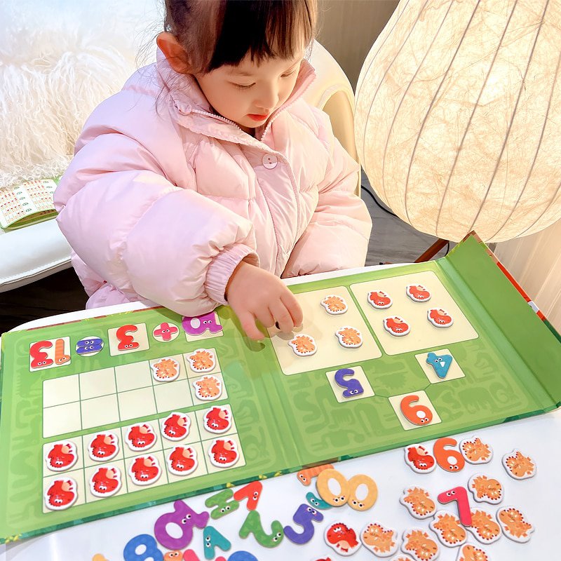 Kids Math Arithmetic Magnetic Stickers Digital Decomposition
