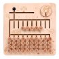 Wooden Montessori Toys Calculation Math Cognition Match Baby Early Education Teaching