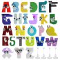 BuildMoc 26 Style English Alphabet Building Blocks Set Education Letters Lore (A-Z) Bricks Toys