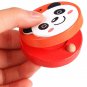 Kids Cartoon Wooden Rattle Drum Handle Clapping Castanets Board For Baby Musical