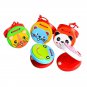 Kids Cartoon Wooden Rattle Drum Handle Clapping Castanets Board For Baby Musical