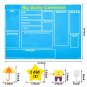 70Pcs/set My Daily Calendar Felt Board Day Month Season Schedule Time Plan Chart Early Education