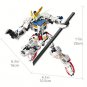 Gundam Barbatos Model Building Blocks 2 In 1 Deformation Robot Anime Figures MOC