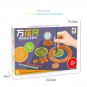 27Pcs Spirograph Drawing Toys Set Interlocking Gears Wheels with Pens