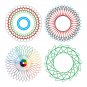 27Pcs Spirograph Drawing Toys Set Interlocking Gears Wheels with Pens